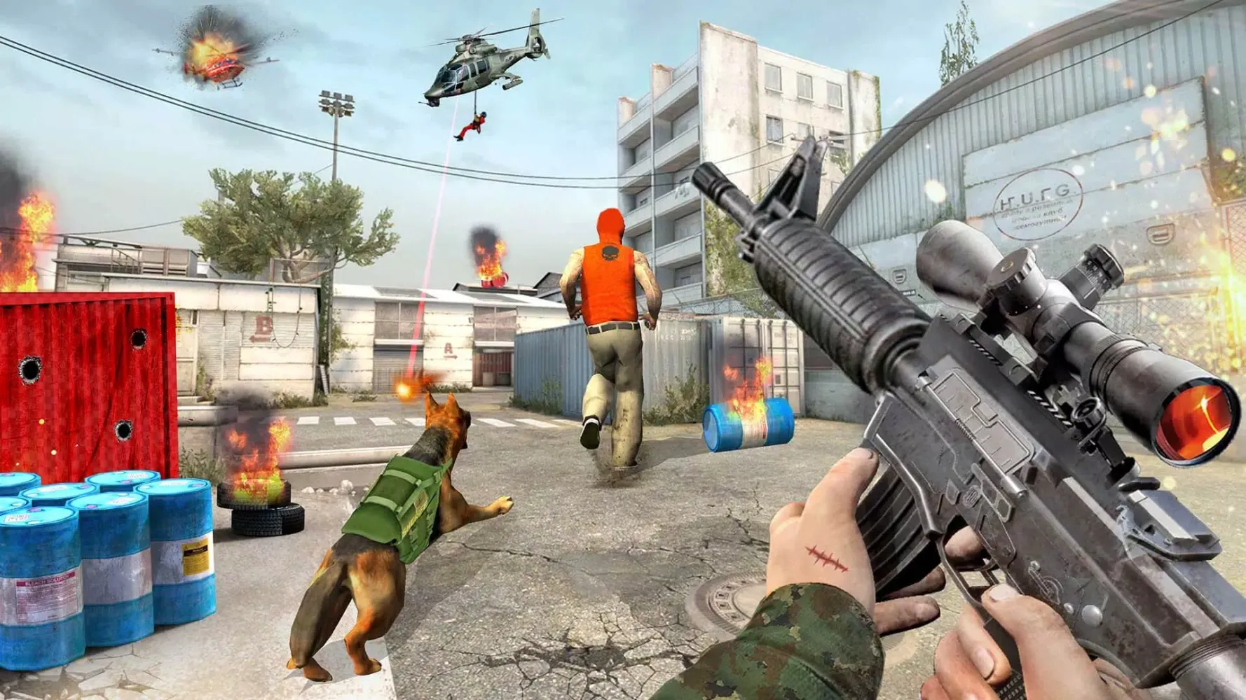 Ảnh chụp màn hình của Army Commando FPS Shooting Sim
