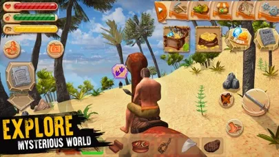 Capturas de tela do Jurassic Survival Island