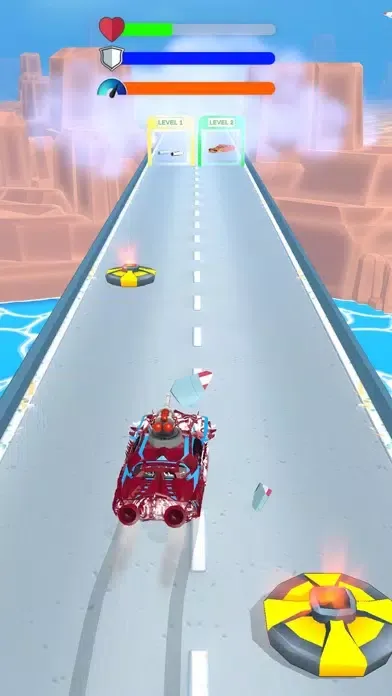 ภาพหน้าจอของ Crash Cars 3D