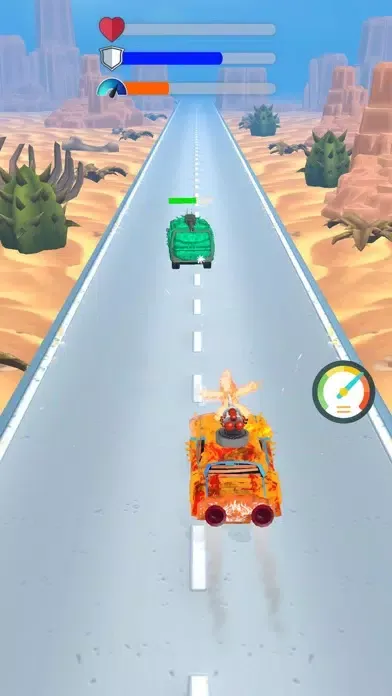 ภาพหน้าจอของ Crash Cars 3D