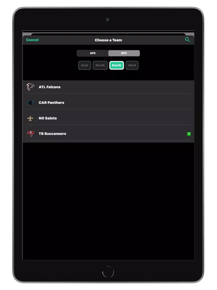 تصاویر NFL Gameflow Alerts iPad 