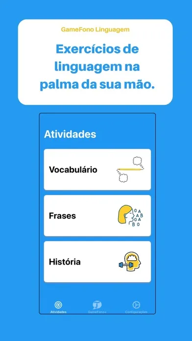 Tangkapan skrin GameFono Linguagem