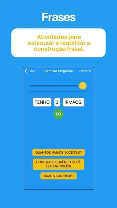 Tangkapan skrin GameFono Linguagem