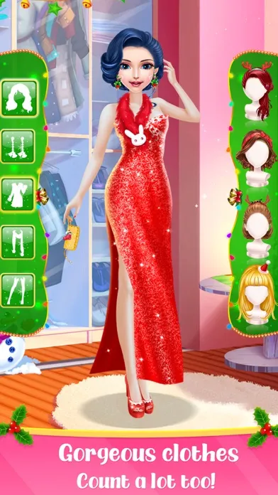 Christmas Game: Make Up Games应用截图