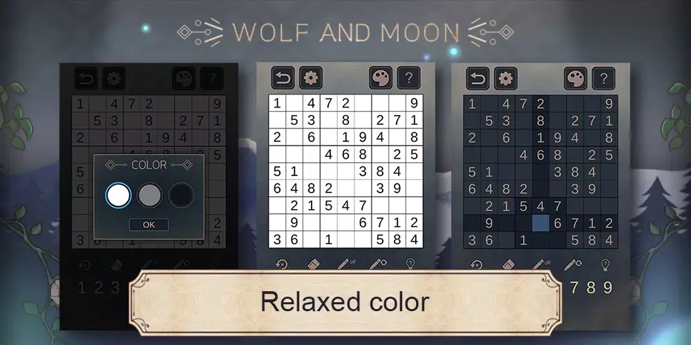 Wolf And Moon : Sudoku Screenshots