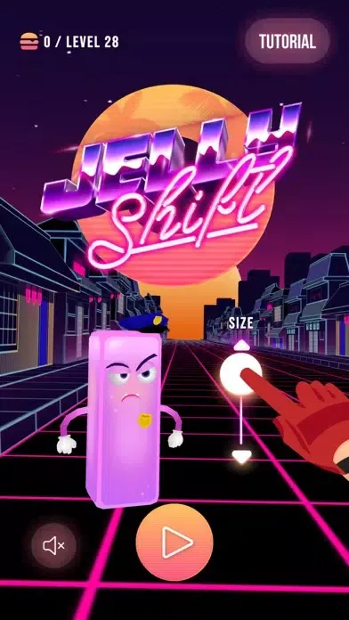 Tangkapan skrin Jelly Shift: Slimer Runer 3D