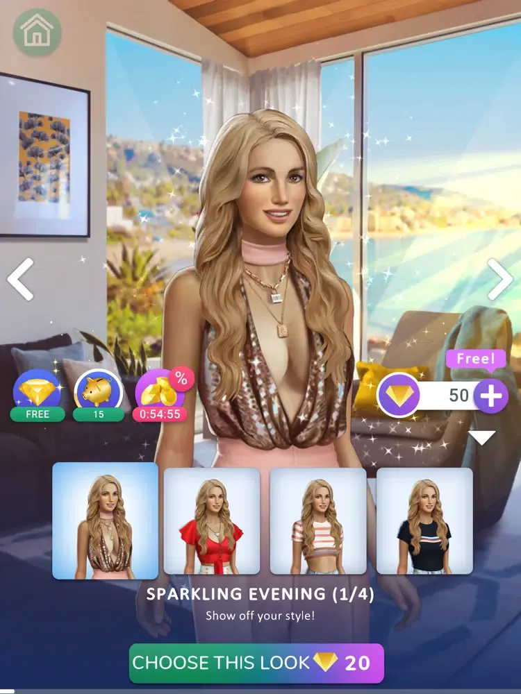 Love Choice: story episode iPad  Screenshots