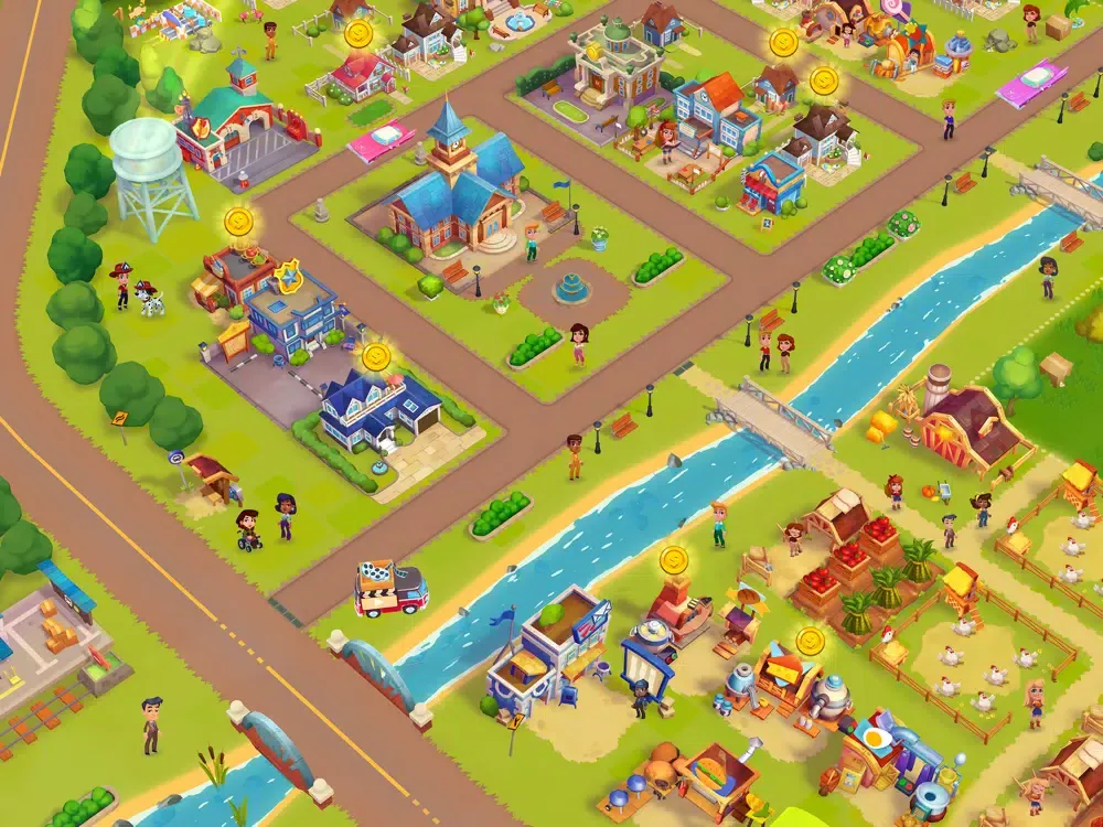 Ranchdale: Farm & City builder iPad  स्क्रीनशॉट