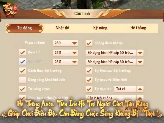 Ảnh chụp màn hình của Thập Diện Mai Phục iPad 