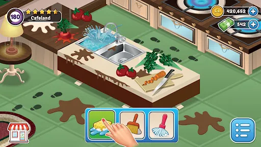 Capturas de tela do Cafeland - Restaurant Cooking