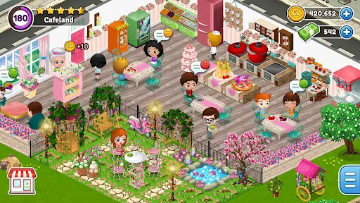 Capturas de tela do Cafeland - Restaurant Cooking