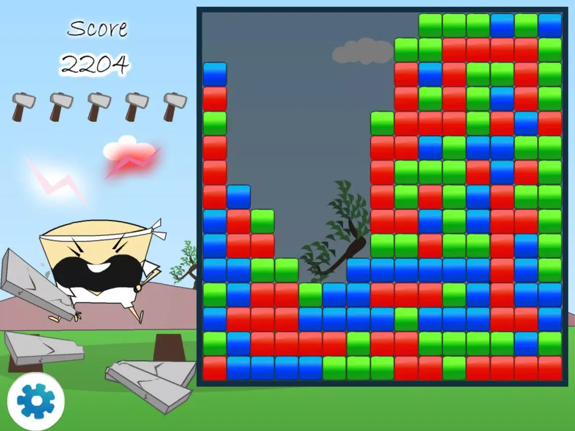 Bricks Breaking - Collapse Blocks iPad  स्क्रीनशॉट