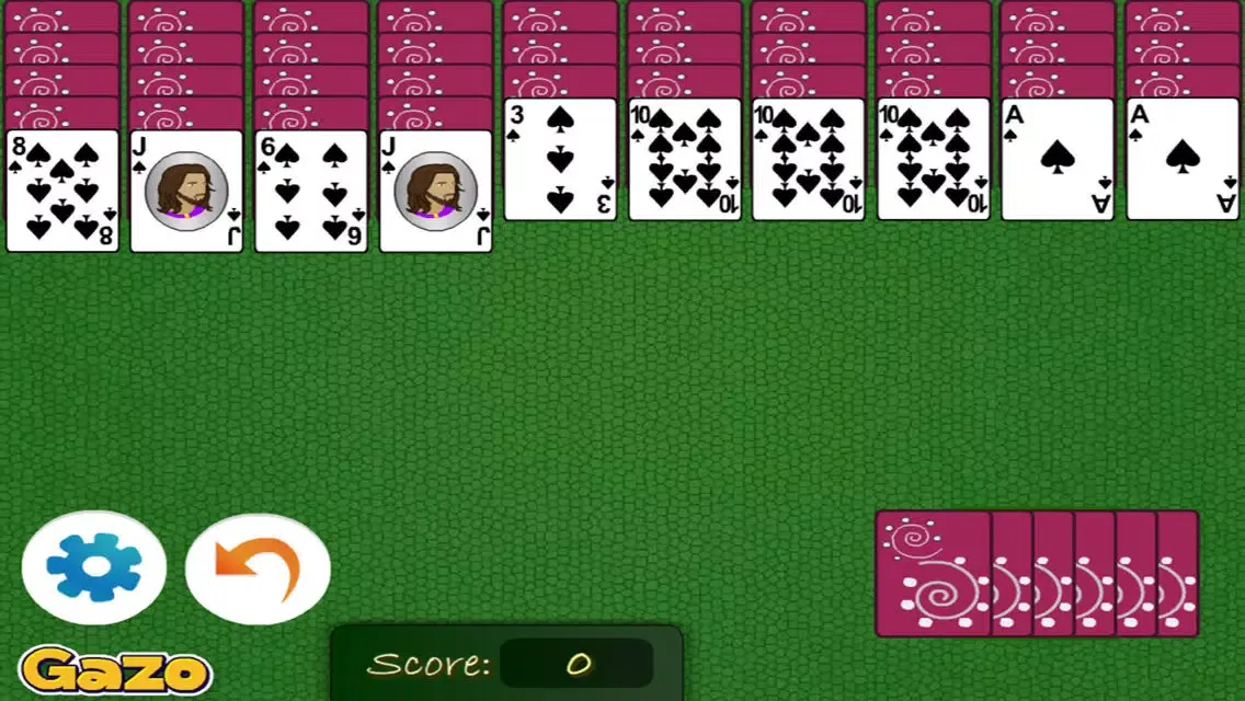 Captures d'écran de Spider Solitaire Kingdom