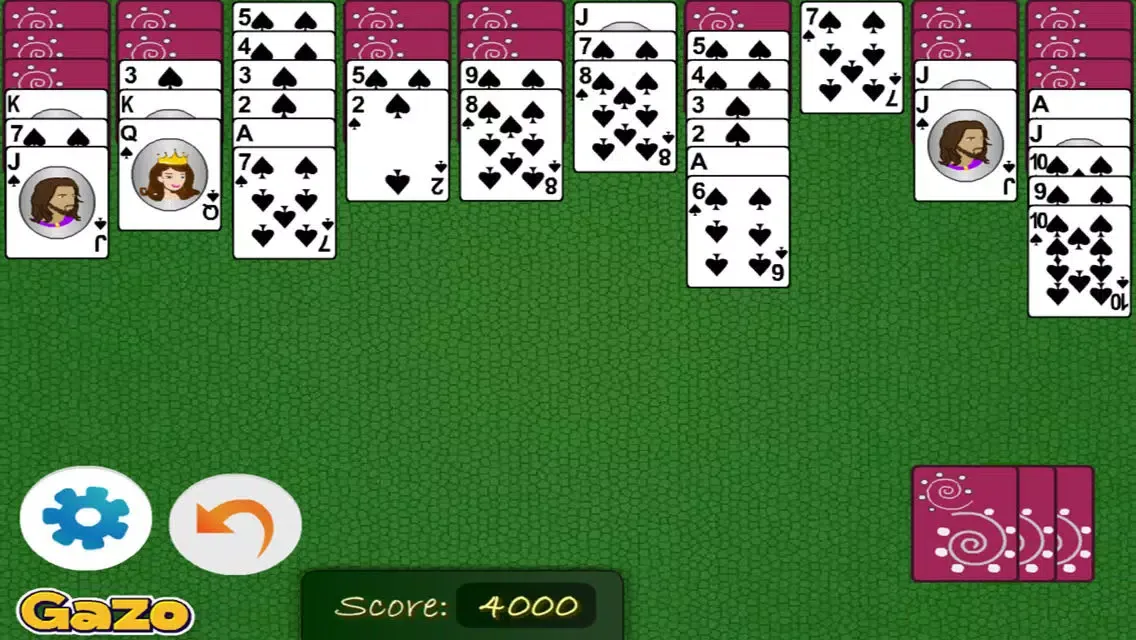 Captures d'écran de Spider Solitaire Kingdom