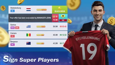 Zrzuty ekranu Top Football Manager 2024
