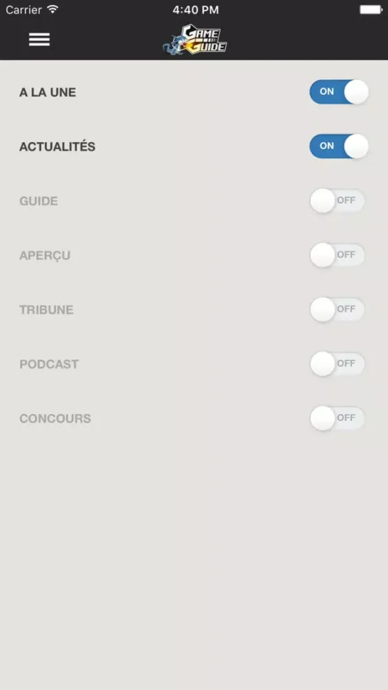 Game-Guide.fr سکرین شاٹس