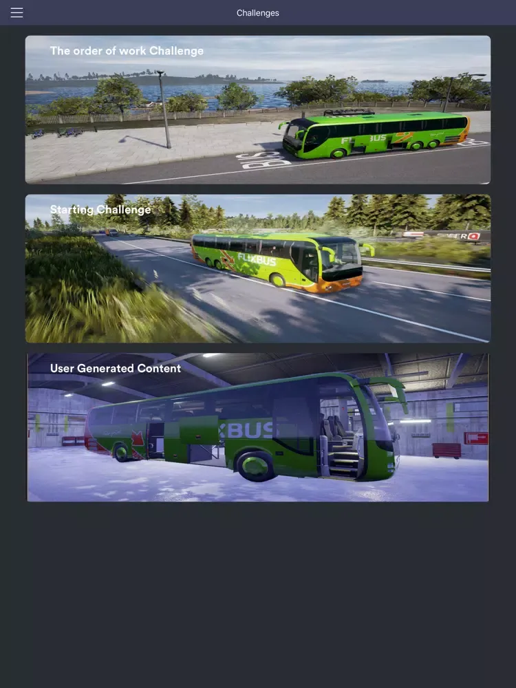 Tangkapan layar NET for - Fernbus Simulator iPad 