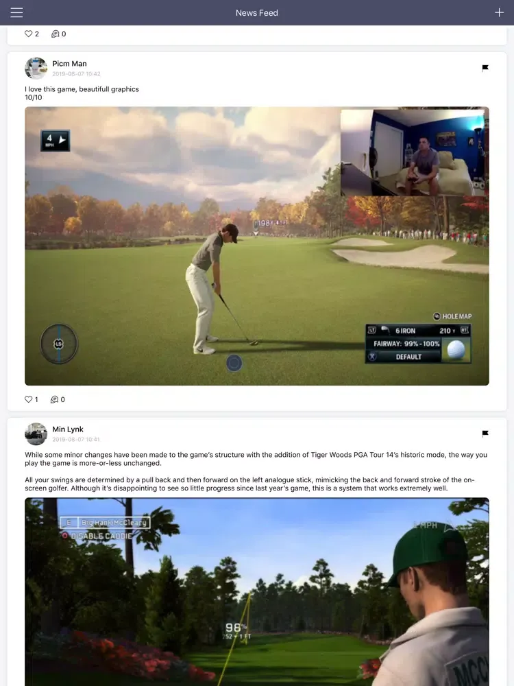 Скриншоты NET for - Tiger Woods PGA Tour iPad 