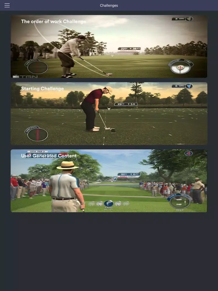 Скриншоты NET for - Tiger Woods PGA Tour iPad 