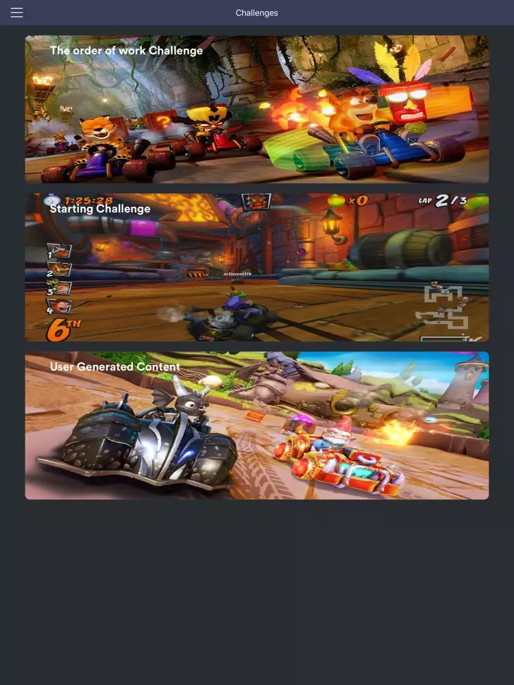 GameNet - Crash Team Racing iPad  Screenshots