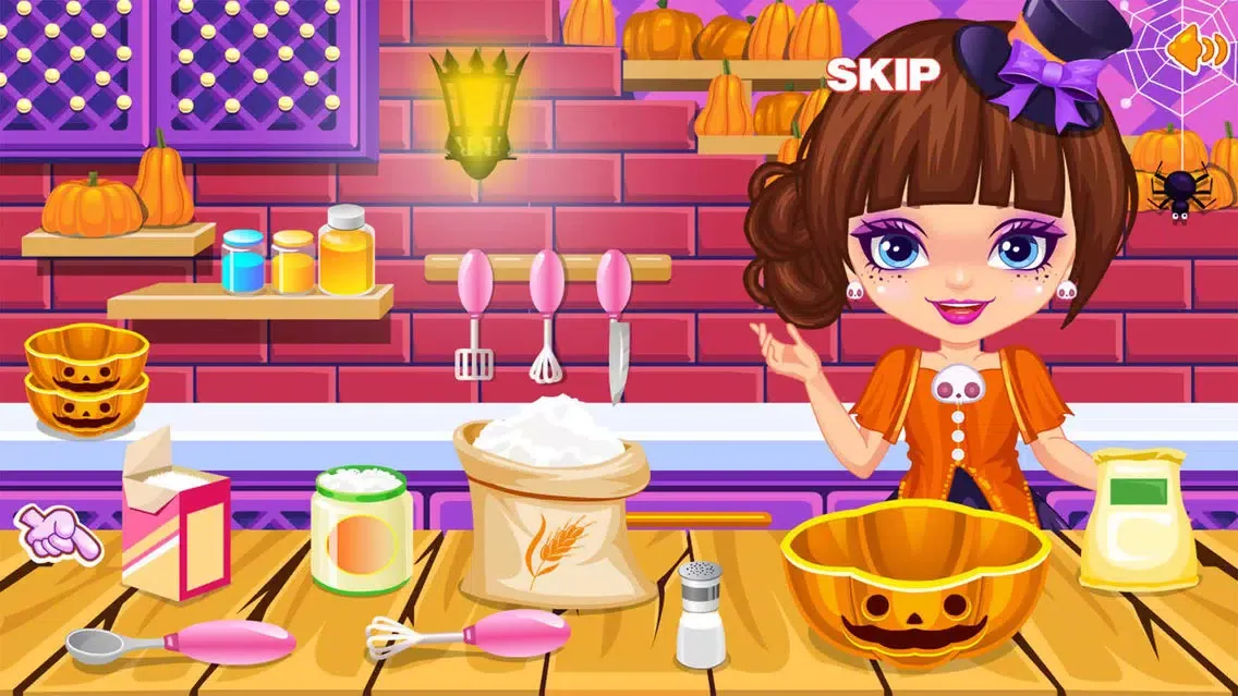 Capturas de tela do game halloween spooky pancakes