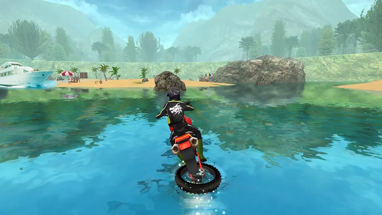 Captures d'écran de Bike Racing : Water Bike Games