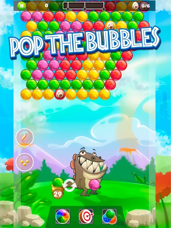 Dino Bubble: Ball Shooter iPad  스크린샷