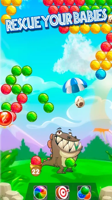 Dino Bubble: Ball Shooter 스크린샷