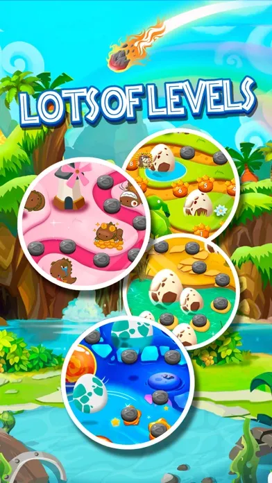 Dino Bubble: Ball Shooter 스크린샷