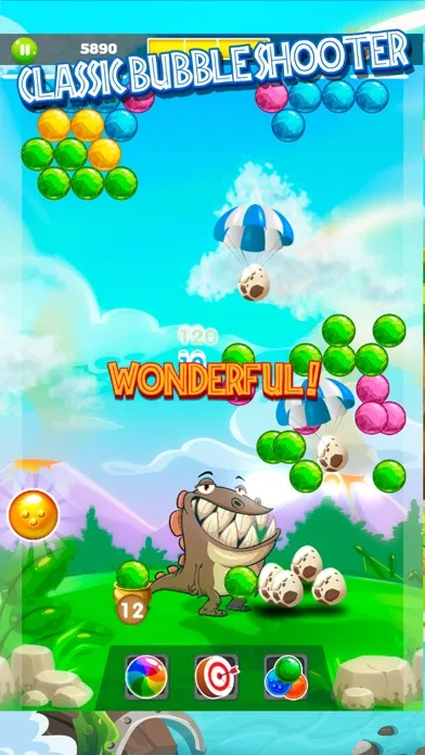 Dino Bubble: Ball Shooter 스크린샷