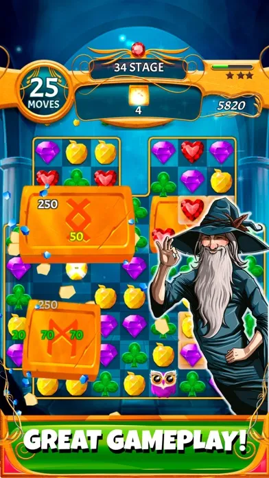Capturas de pantalla de Match 3 Magic Jewels