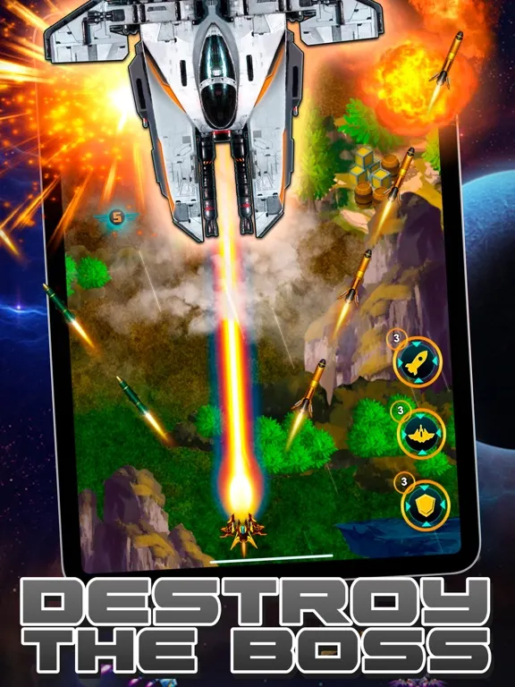 صور Galaxy Aliens Space Shooter iPad 
