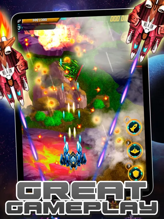 صور Galaxy Aliens Space Shooter iPad 