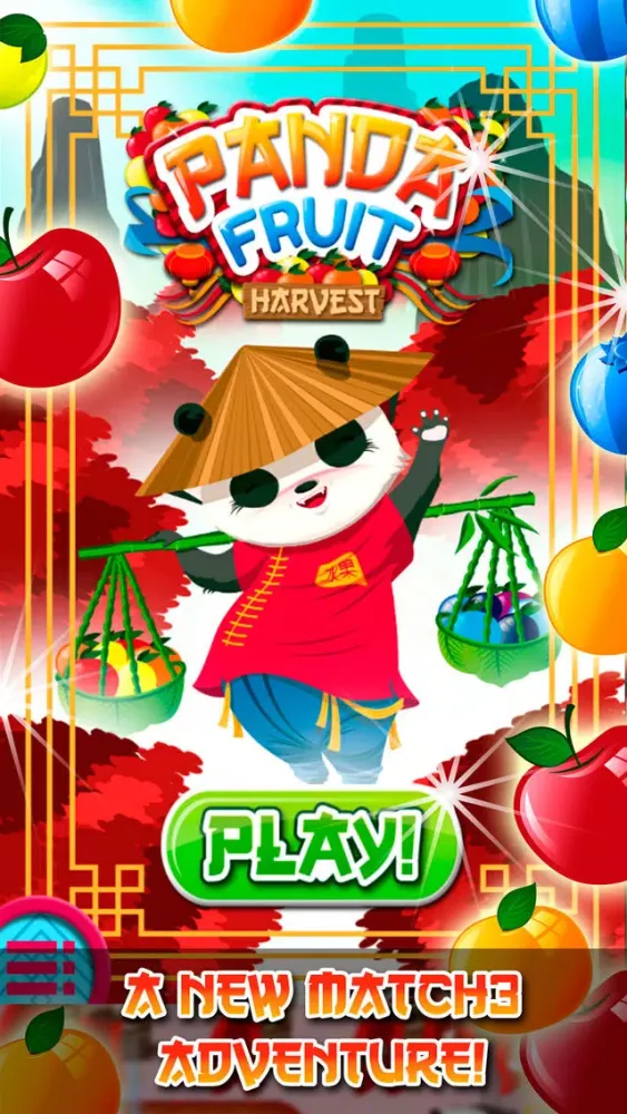 Panda Fruit Harvest Free Match 3 স্ক্রিনশট