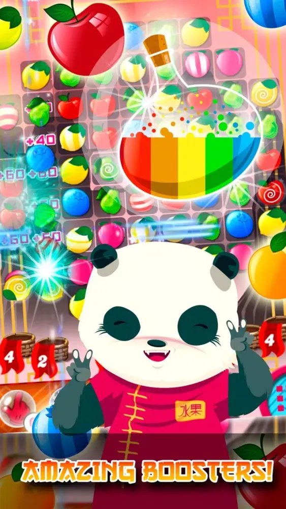 Panda Fruit Harvest Free Match 3 স্ক্রিনশট