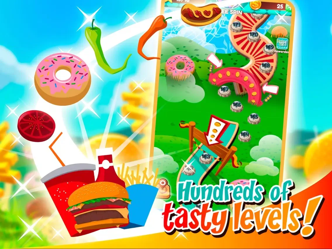 Super Burger Match 3 Deluxe HD iPad  स्क्रीनशॉट