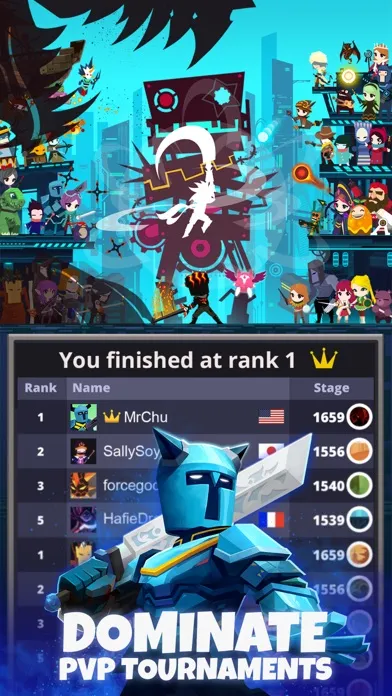 ภาพหน้าจอของ Tap Titans 2 - Hero Legends
