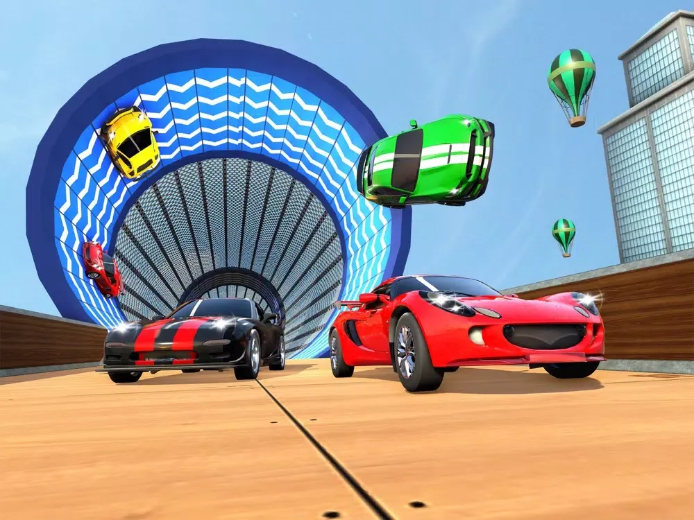 صور Skyline Car Stunt Racing Game iPad 