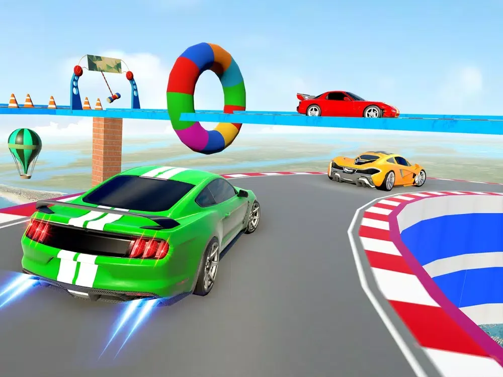 صور Skyline Car Stunt Racing Game iPad 