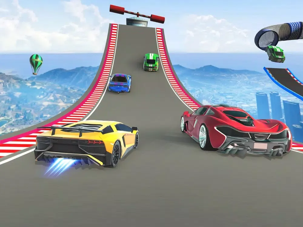 صور Skyline Car Stunt Racing Game iPad 