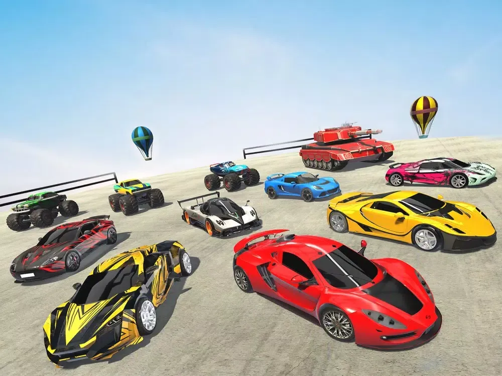 صور Skyline Car Stunt Racing Game iPad 