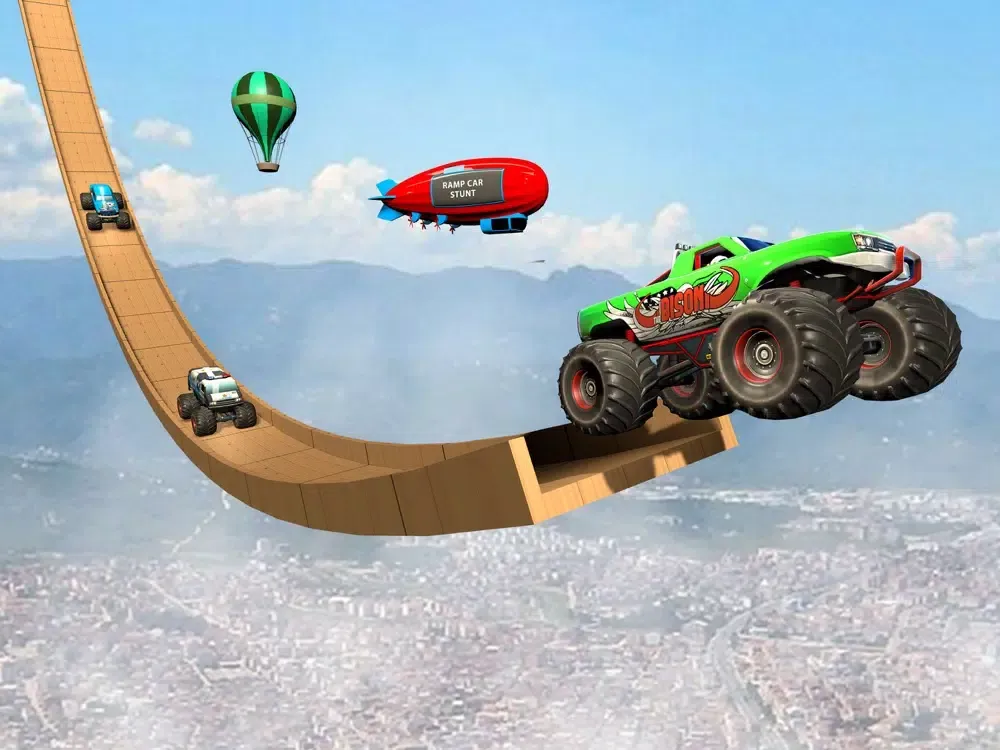 صور Skyline Car Stunt Racing Game iPad 