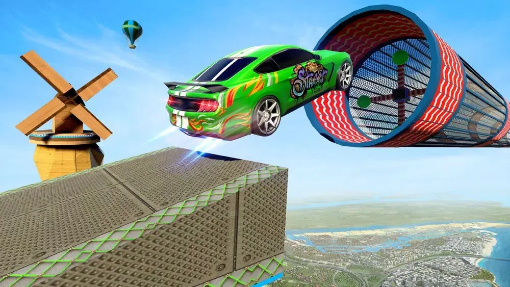صور Skyline Car Stunt Racing Game