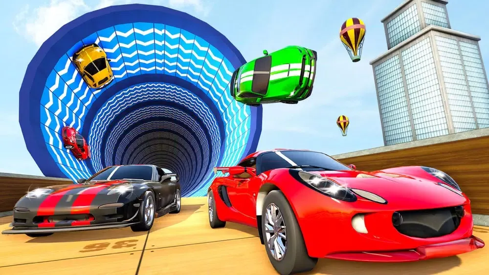 صور Skyline Car Stunt Racing Game