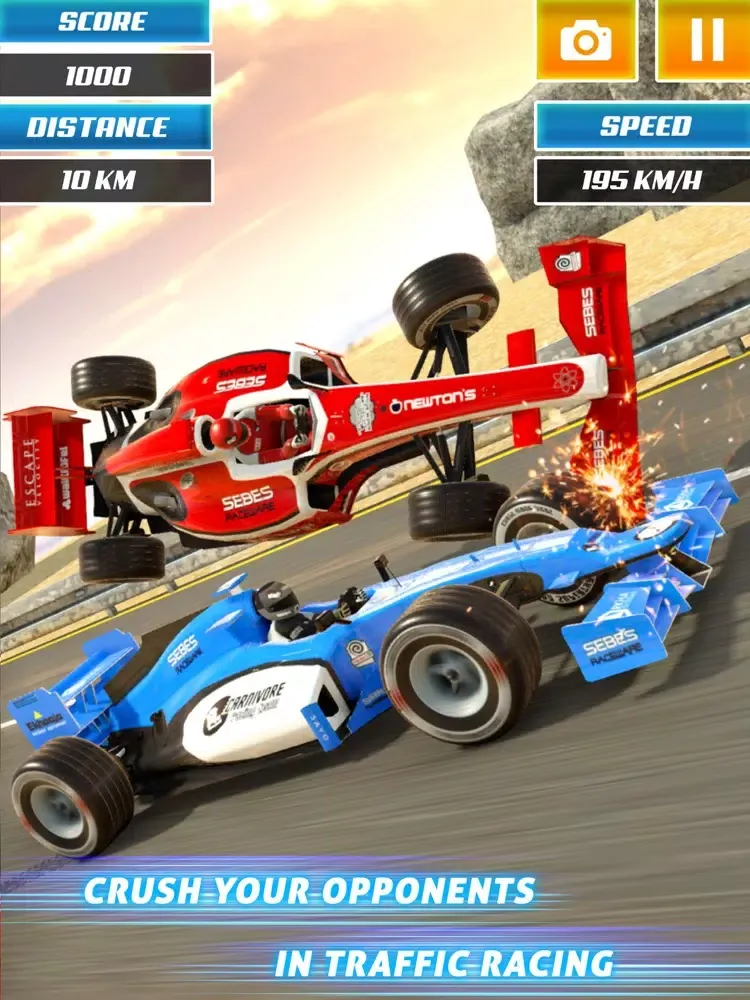 Capturas de pantalla de Formula Car Highway Racing 20 iPad 