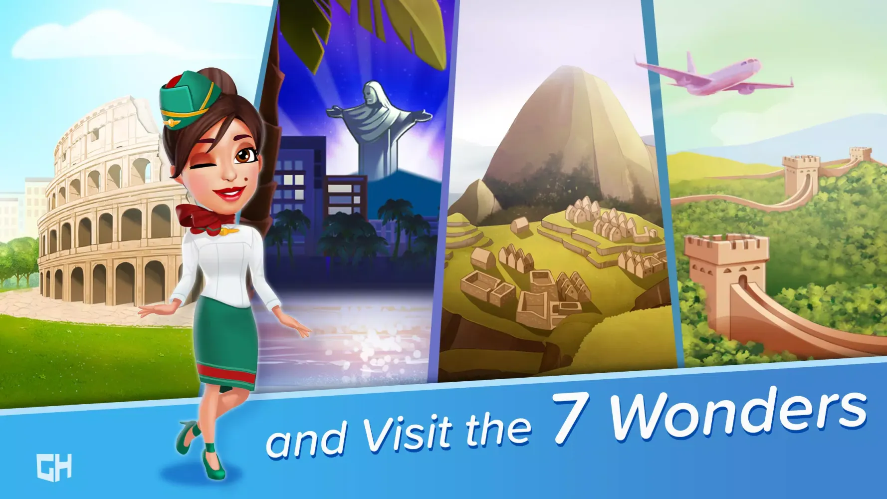Amber's Airline - 7 Wonders Screenshots