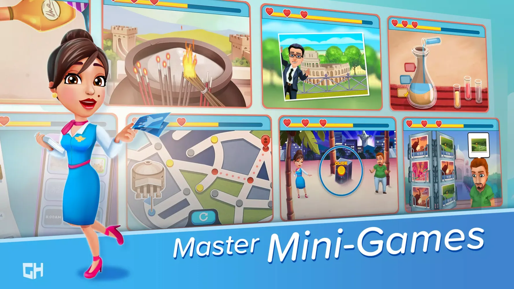 Amber's Airline - 7 Wonders Screenshots