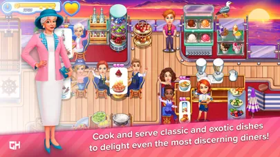 Capturas de tela do Claire's Café: Sea Adventure