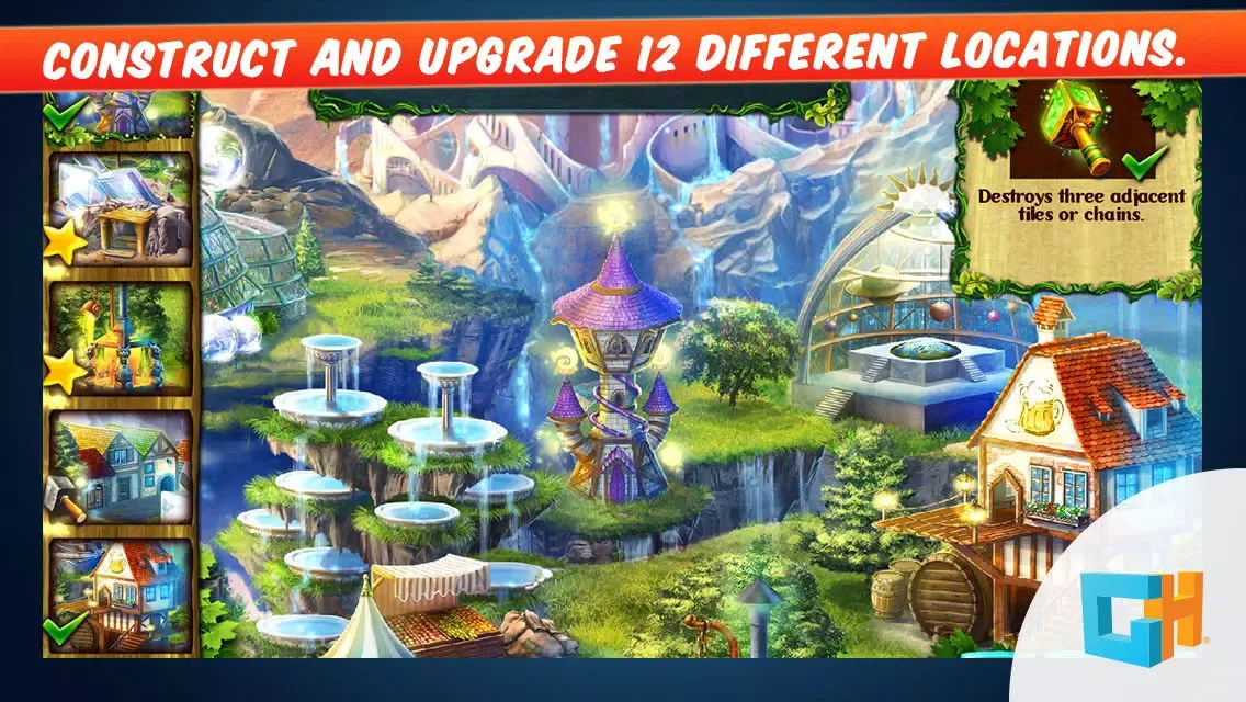 Jewel Legends Magical Kingdom - A Match 3 Puzzle Adventure Screenshots