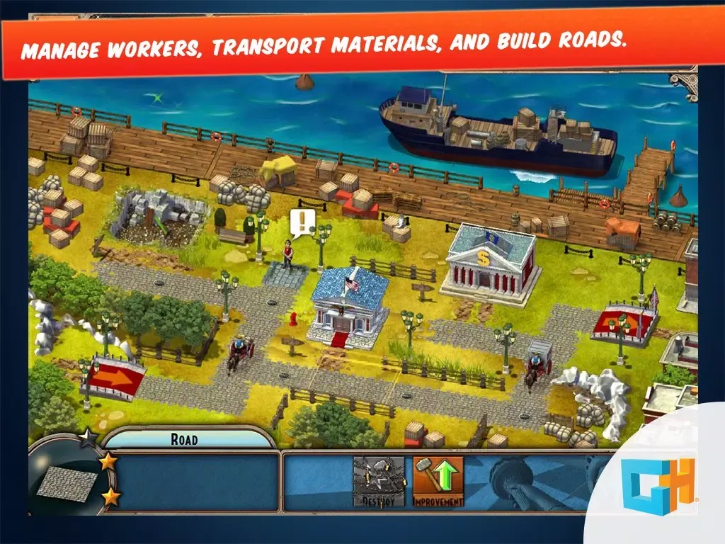 ภาพหน้าจอของ Monument Builders - Statue of Liberty (Free) iPad 